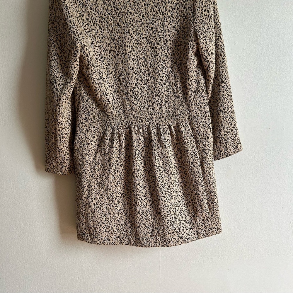 Anthropologie Cartonnier Sz XS Leopard Metallic Relaxed Coat - Picture 8 of 13